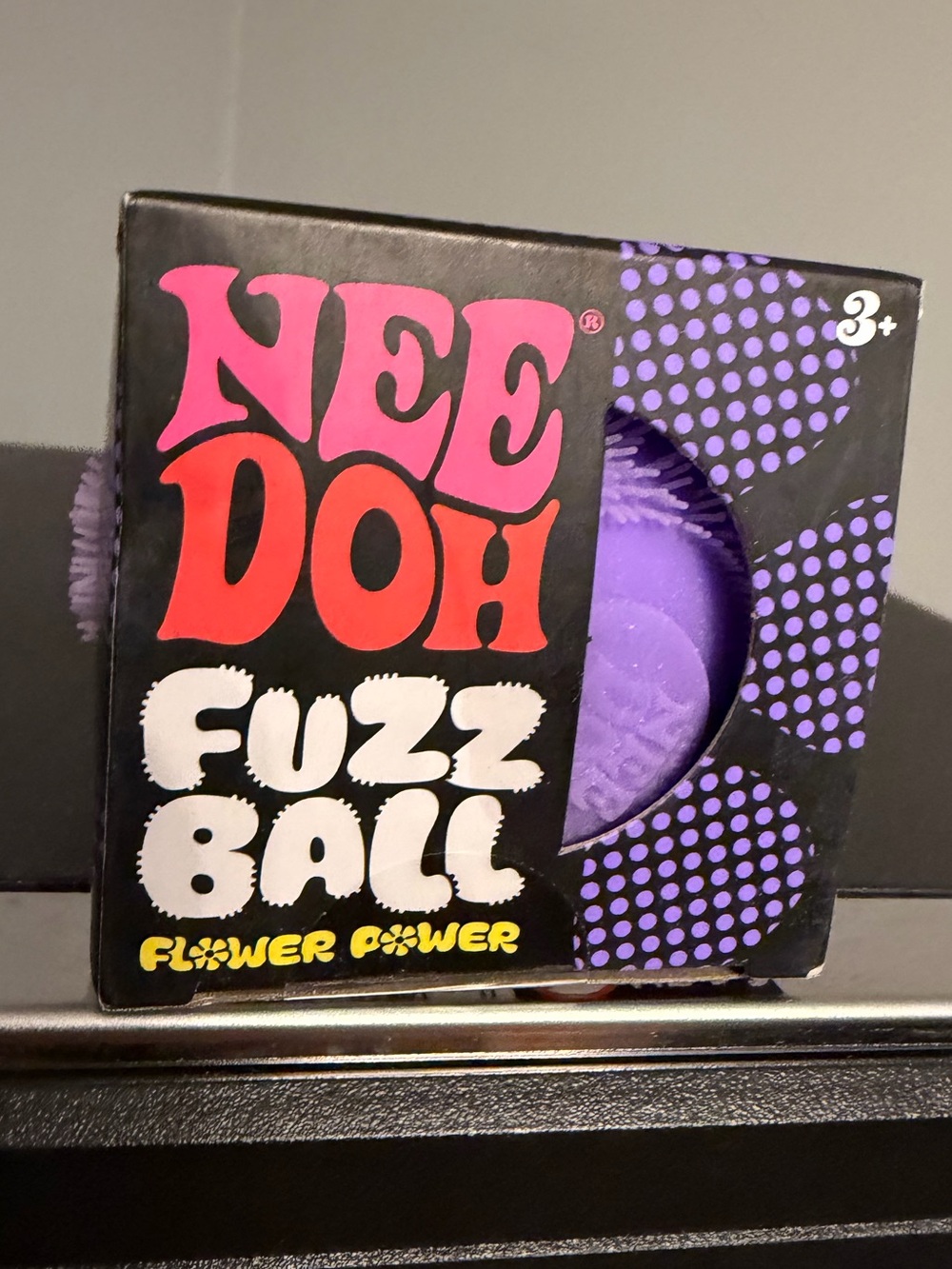 NeeDoh Purple Fuzz Ball - Flower Power